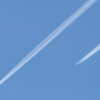 Contrails Airplanes Blue Sky Sky  - TheOtherKev / Pixabay
